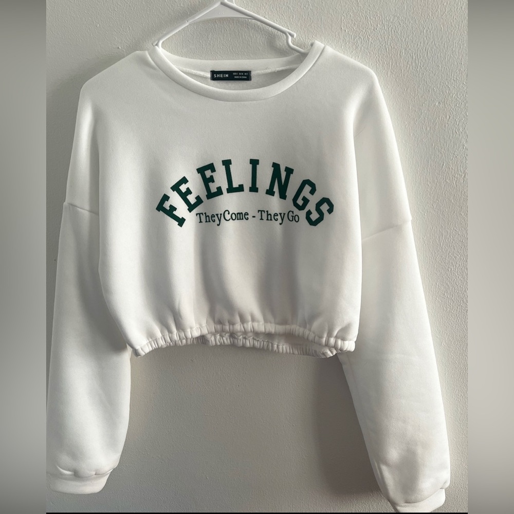 Shein Crop Sweater Size S